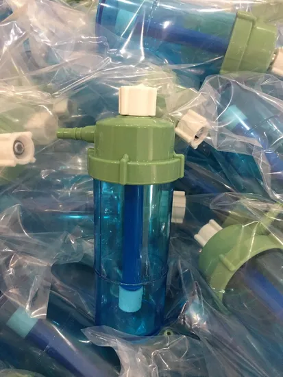 Oxygen Flowmeter Regulator Humidifier Bottle Reusable 