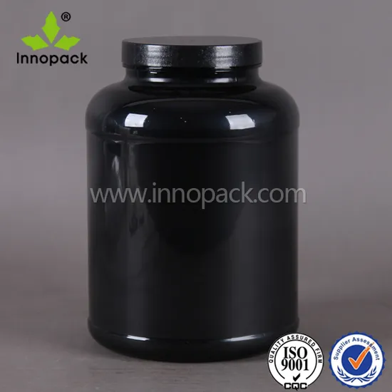 Food Grade Plastic Pet Bottle with Lid for Protein Powder 