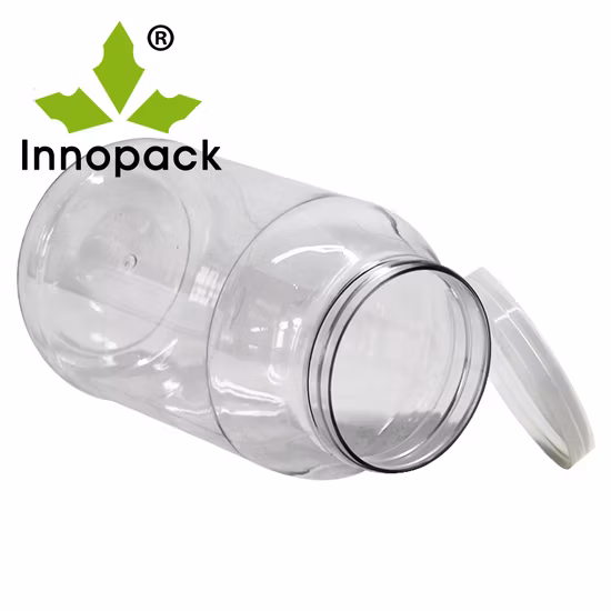 Factory 1L 3L 5L 7.5L Pet Clear Shining Jar for Protein Powder