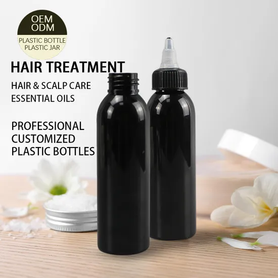 Hair Growth Products Rosemary Oil Hair Growth Pet Plastic Bottles Sharp Mouth Shampoo Hair Oil Bottle Cooking Oil Bottle 