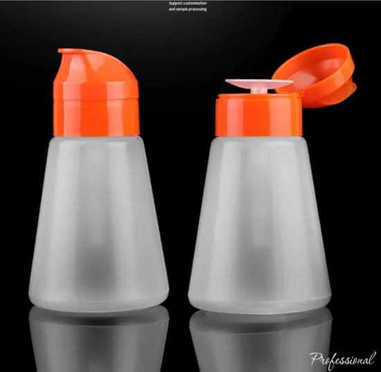 Nail Polish Remover Bottle 180ml with Easy Pump Dispensing for Quick Use 